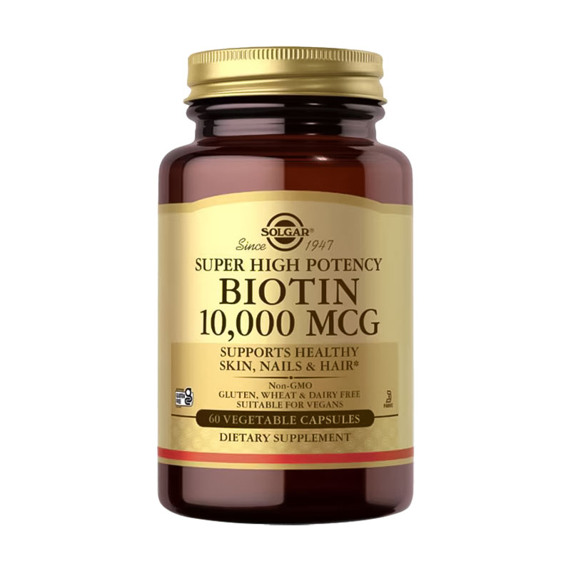 Біотин Solgar Biotin 10000 мкг, 60 капсул